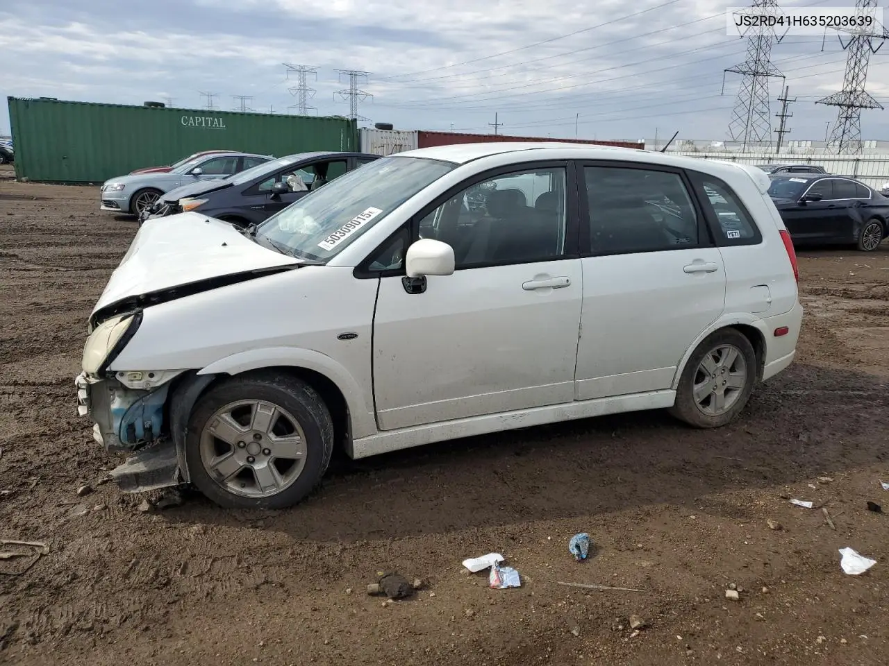 2003 Suzuki Aerio Sx VIN: JS2RD41H635203639 Lot: 50309015