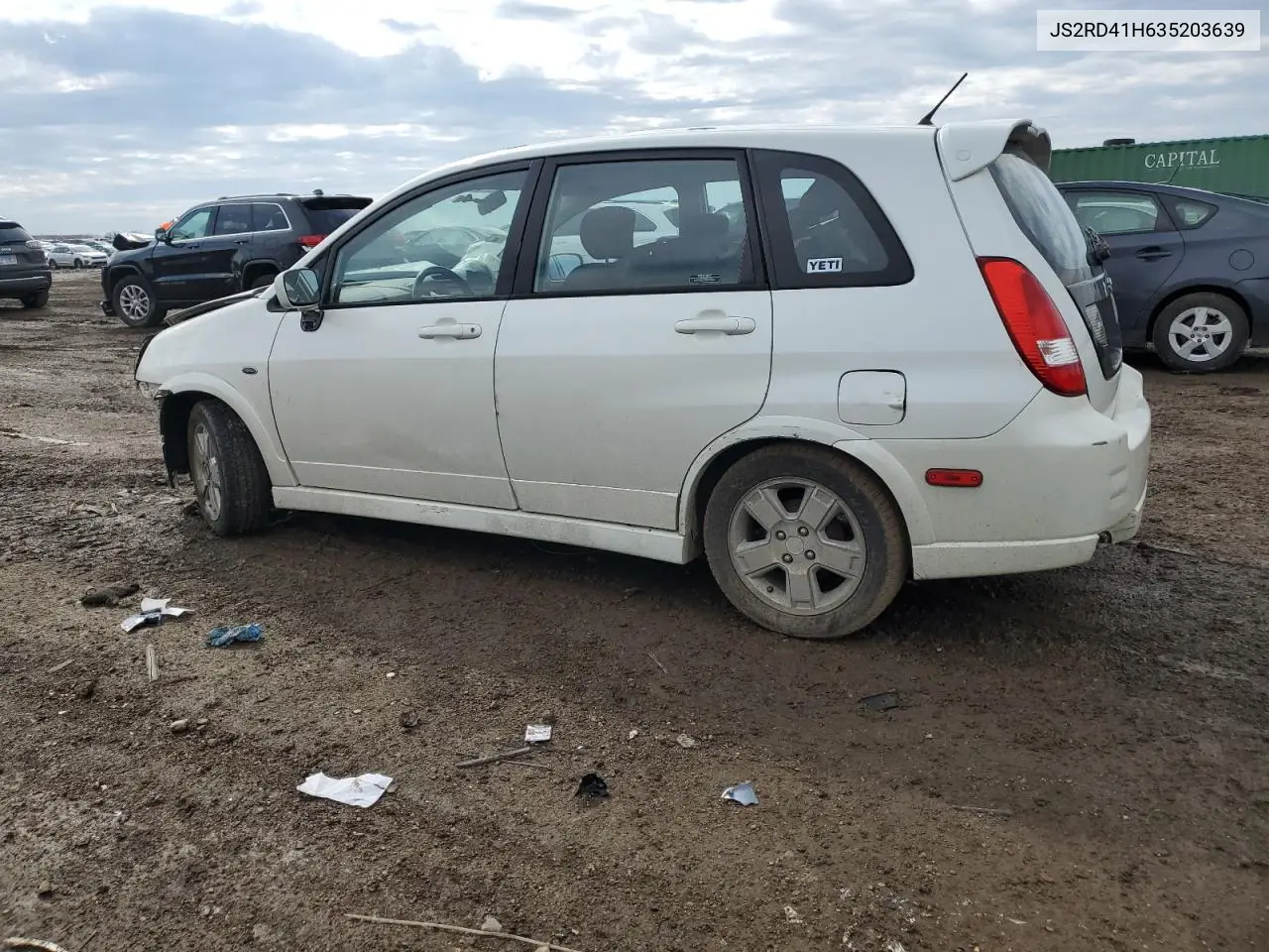 2003 Suzuki Aerio Sx VIN: JS2RD41H635203639 Lot: 50309015