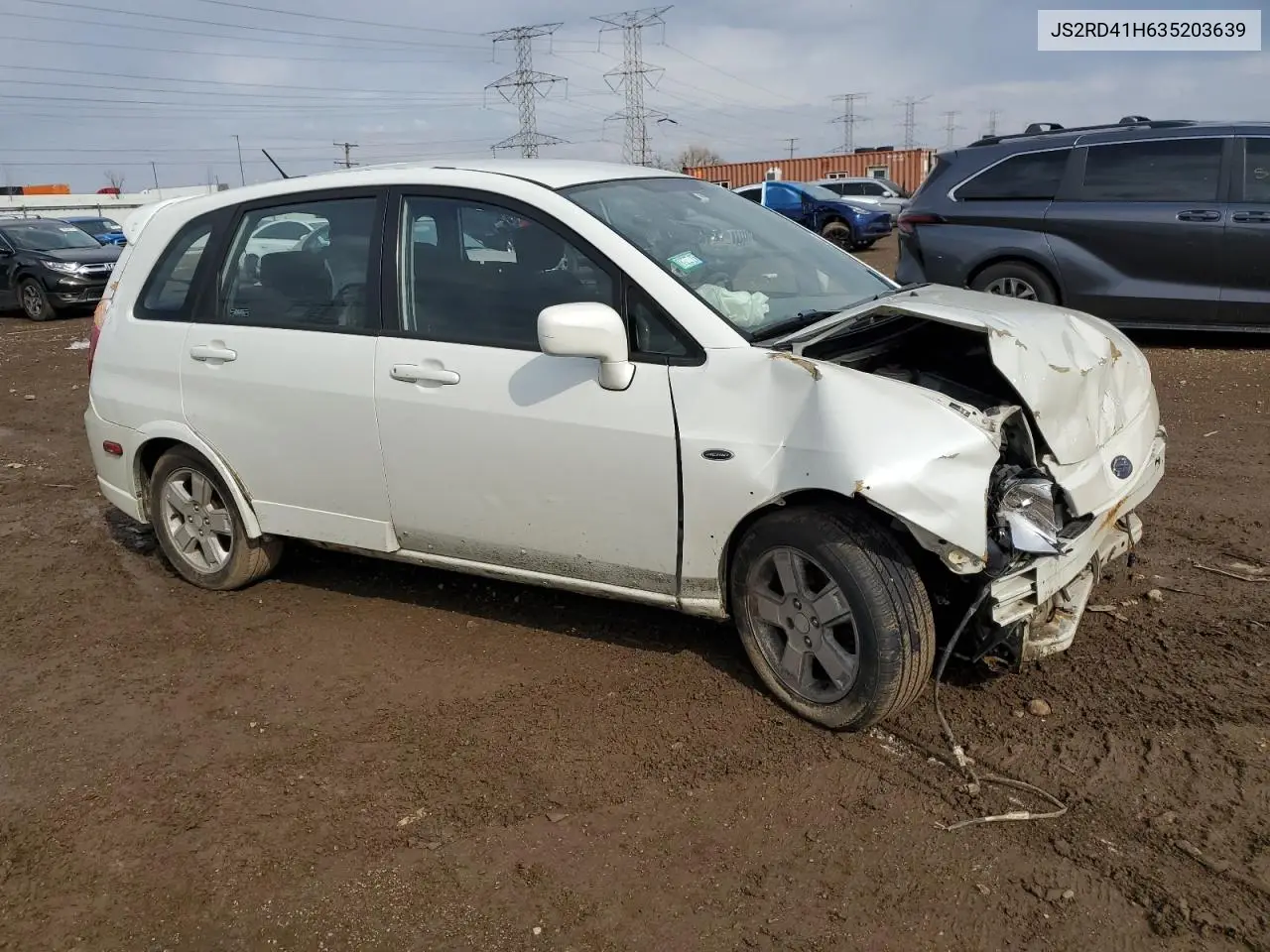 2003 Suzuki Aerio Sx VIN: JS2RD41H635203639 Lot: 50309015