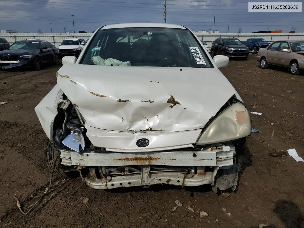 2003 Suzuki Aerio Sx VIN: JS2RD41H635203639 Lot: 50309015