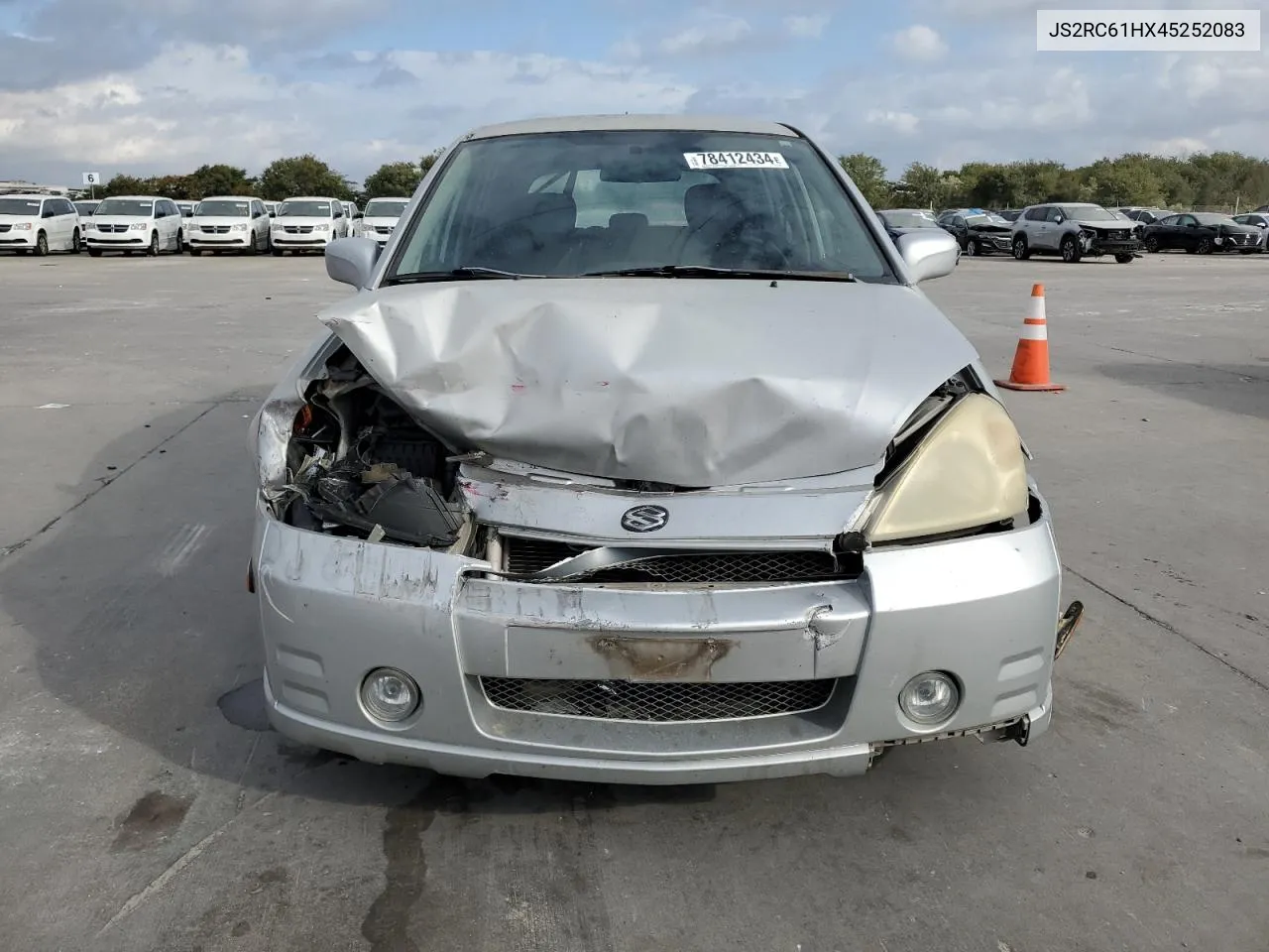 2004 Suzuki Aerio Sx VIN: JS2RC61HX45252083 Lot: 78412434