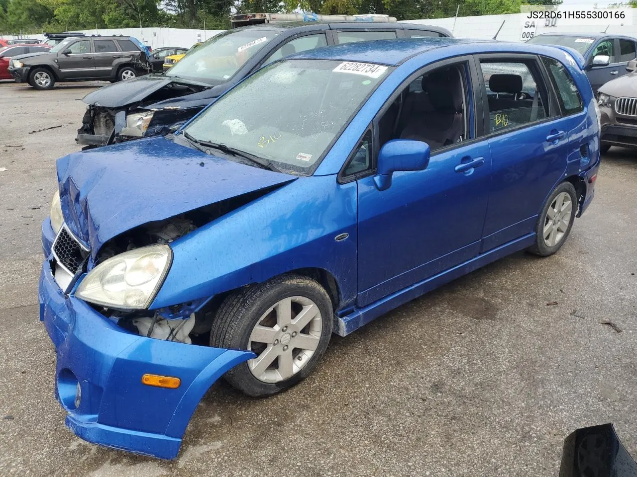 2005 Suzuki Aerio Sx VIN: JS2RD61H555300166 Lot: 62282734
