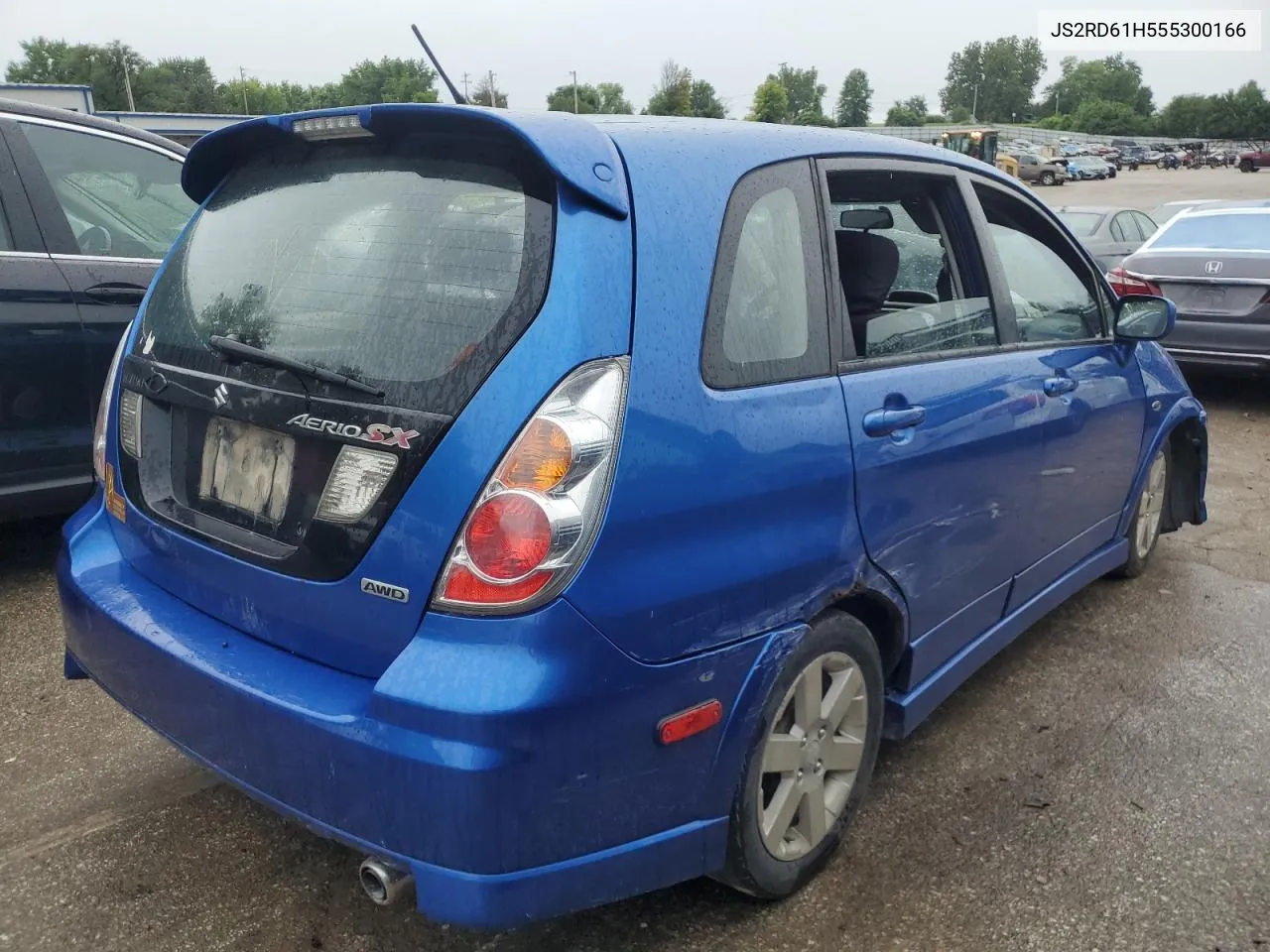 2005 Suzuki Aerio Sx VIN: JS2RD61H555300166 Lot: 62282734