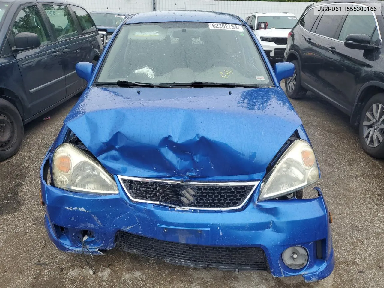 2005 Suzuki Aerio Sx VIN: JS2RD61H555300166 Lot: 62282734