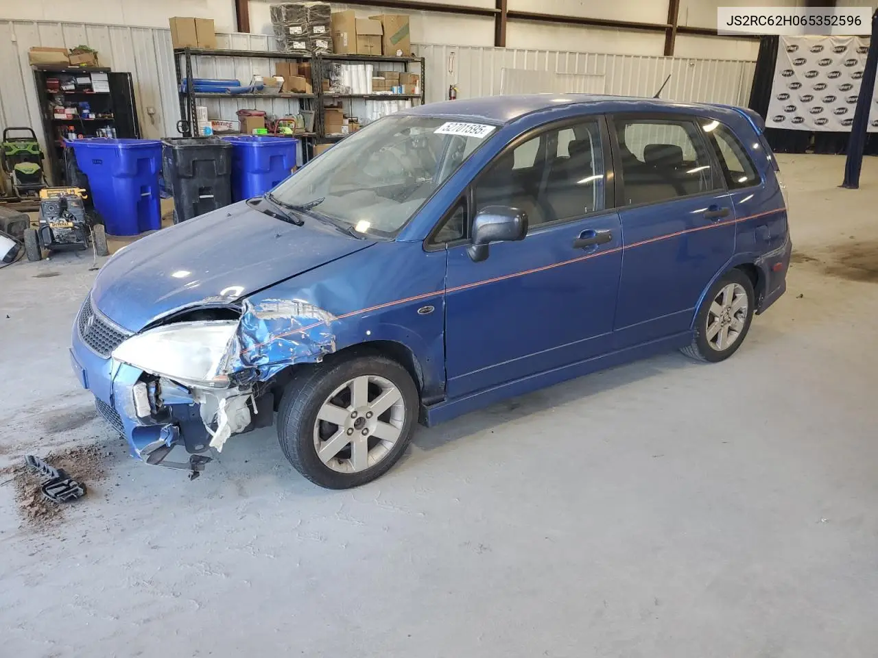 2006 Suzuki Aerio VIN: JS2RC62H065352596 Lot: 52701595