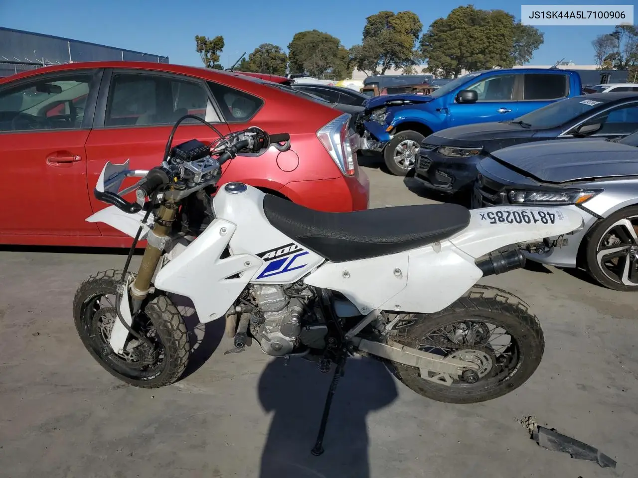 2020 Suzuki Dr-Z400 Sm VIN: JS1SK44A5L7100906 Lot: 48190285