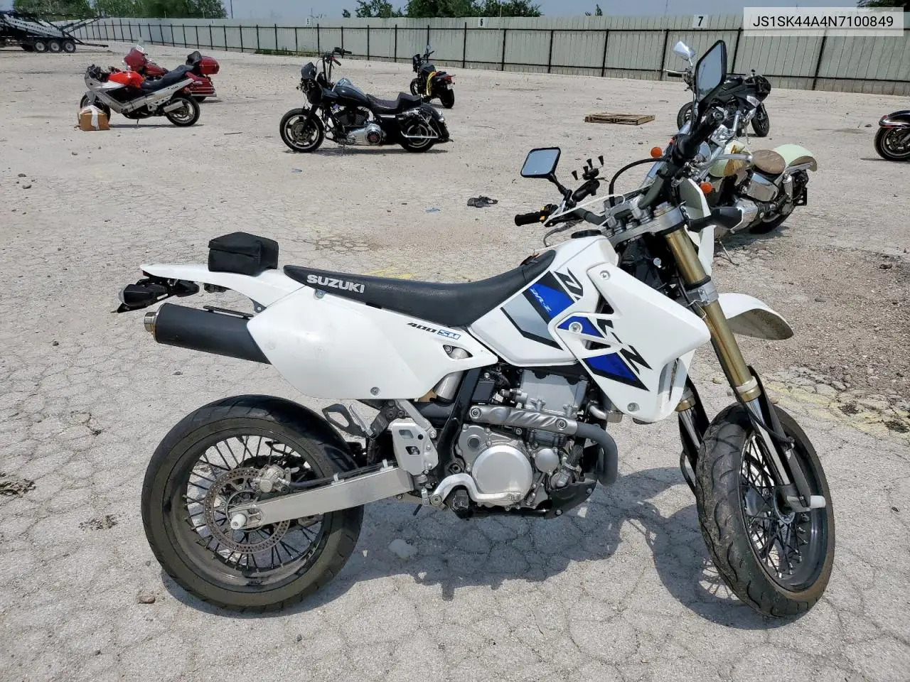 2022 Suzuki Dr-Z400 Sm VIN: JS1SK44A4N7100849 Lot: 57241915