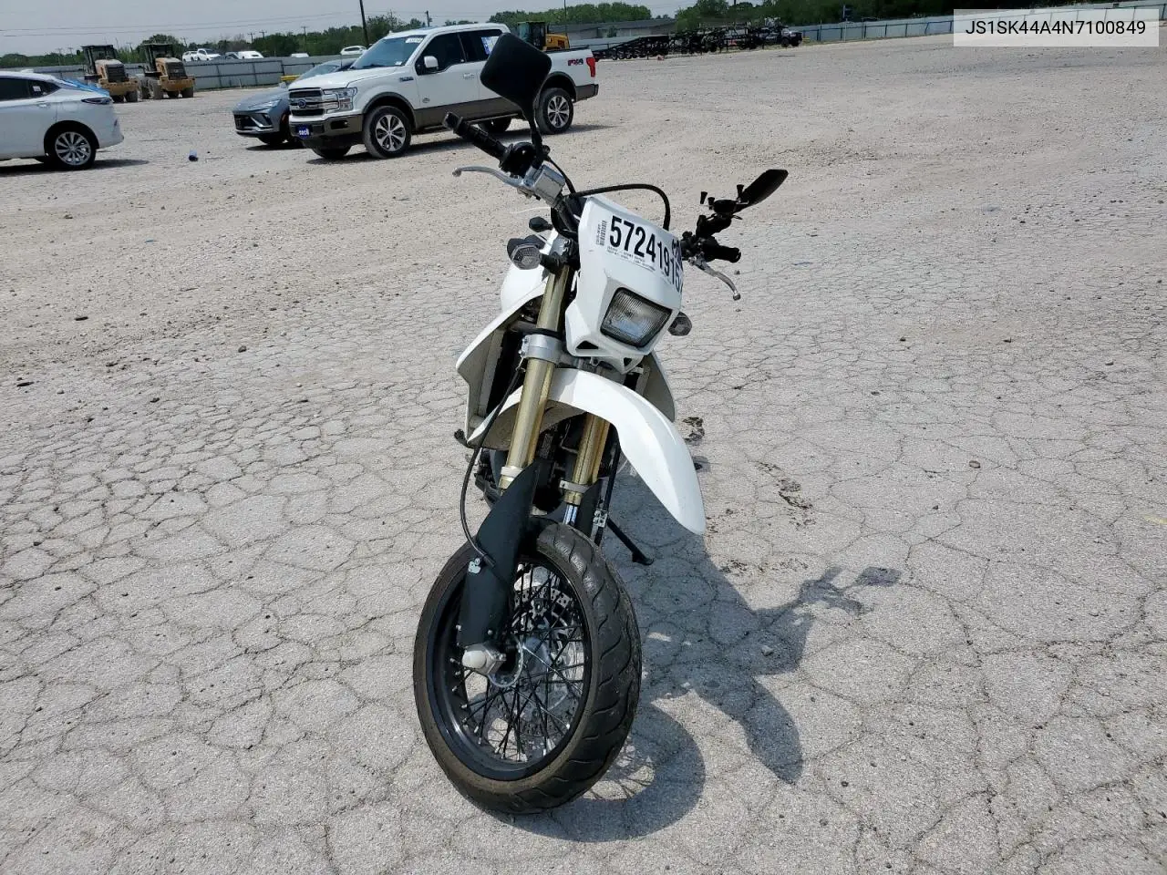 2022 Suzuki Dr-Z400 Sm VIN: JS1SK44A4N7100849 Lot: 57241915