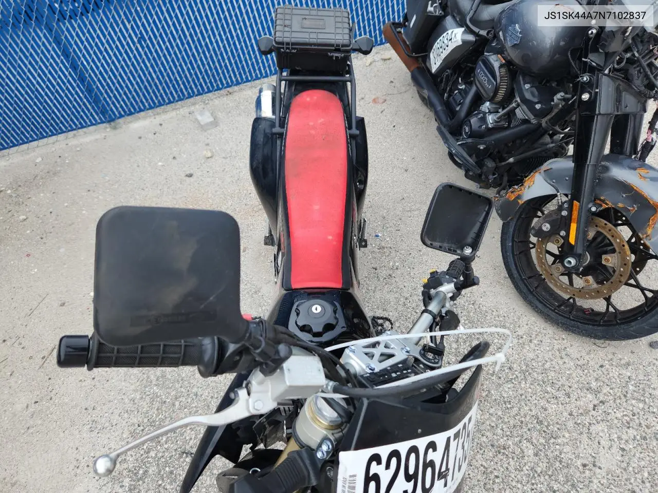 2022 Suzuki Dr-Z400 Sm VIN: JS1SK44A7N7102837 Lot: 62964735