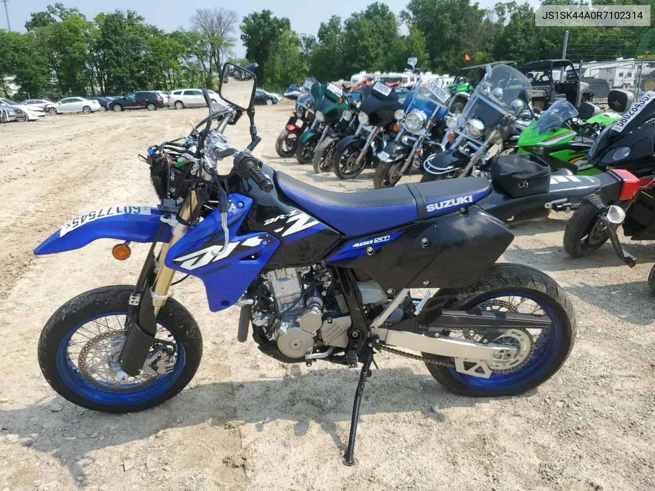 2024 Suzuki Dr-Z400 Sm VIN: JS1SK44A0R7102314 Lot: 60177545