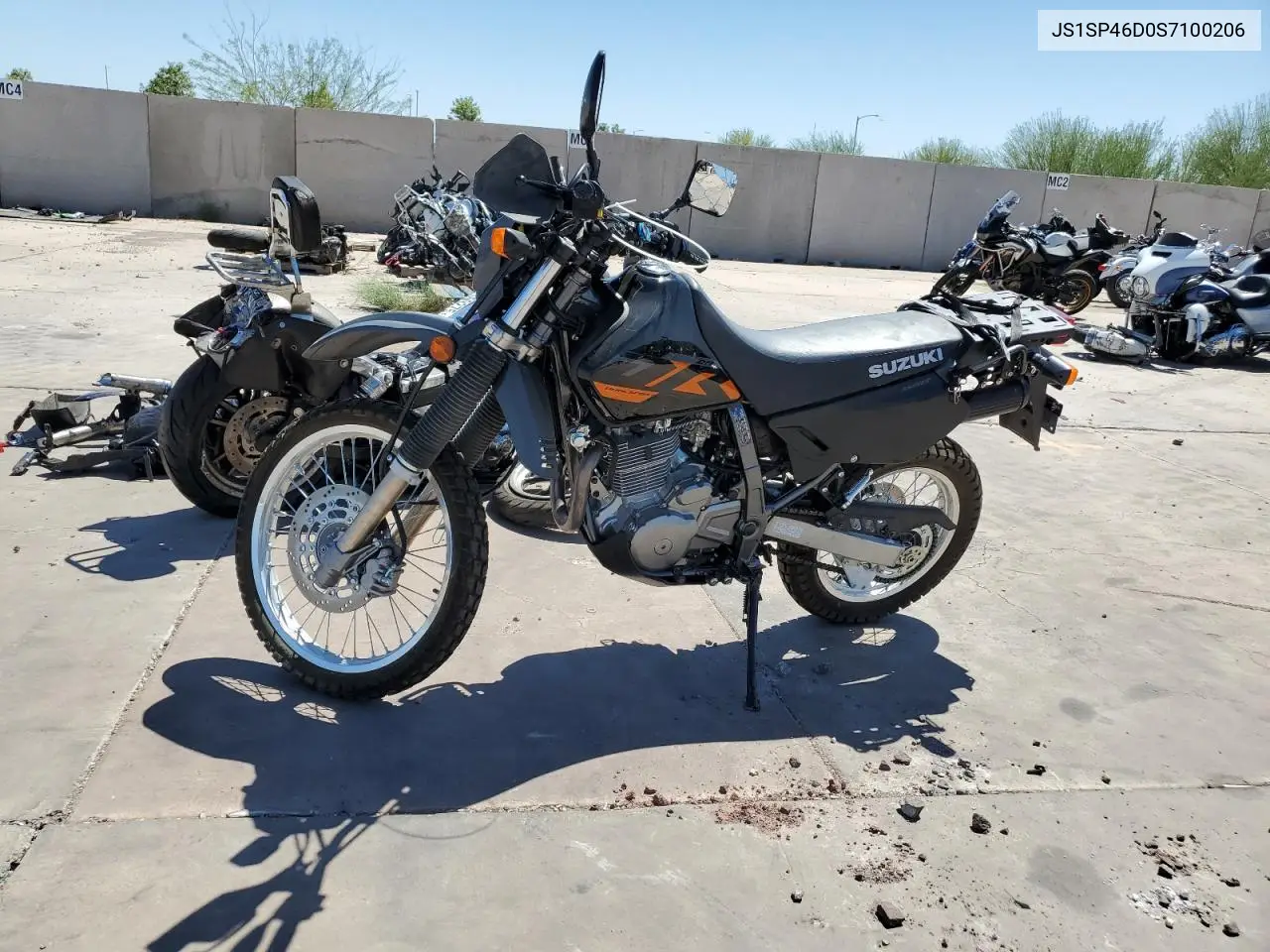 2025 Suzuki Dr650 Se VIN: JS1SP46D0S7100206 Lot: 54045205
