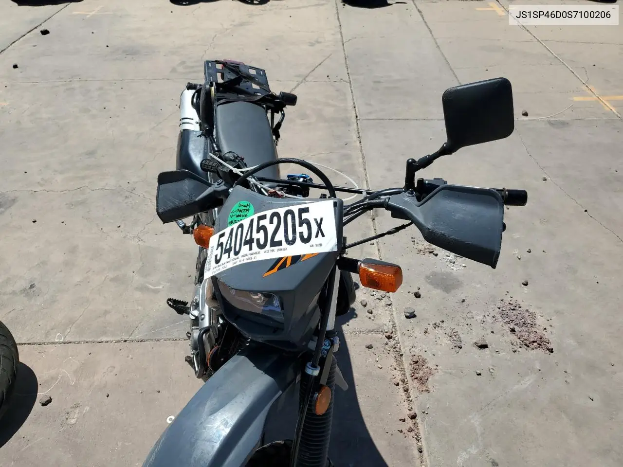 2025 Suzuki Dr650 Se VIN: JS1SP46D0S7100206 Lot: 54045205