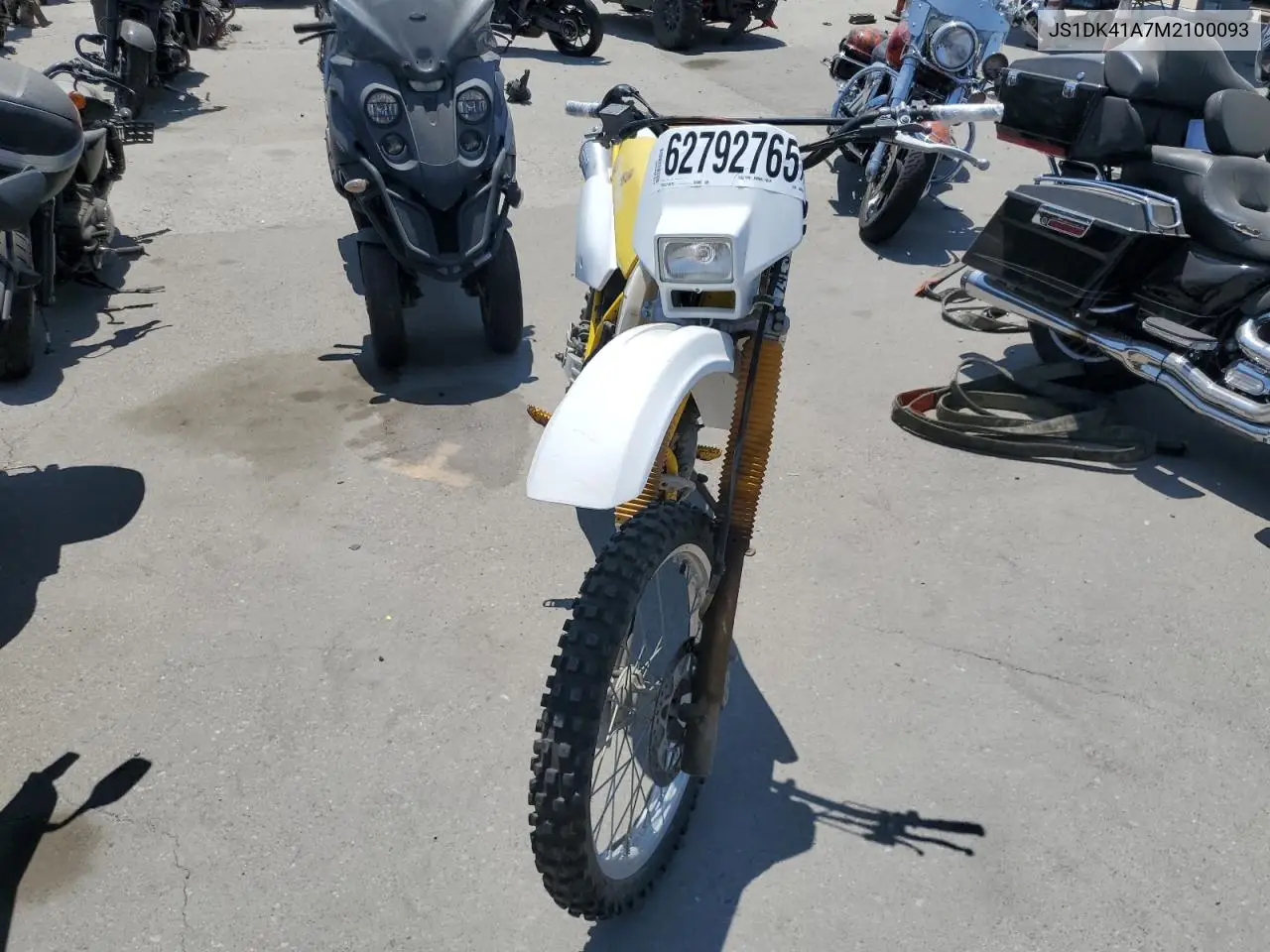 1991 Suzuki Dr350 VIN: JS1DK41A7M2100093 Lot: 62792765