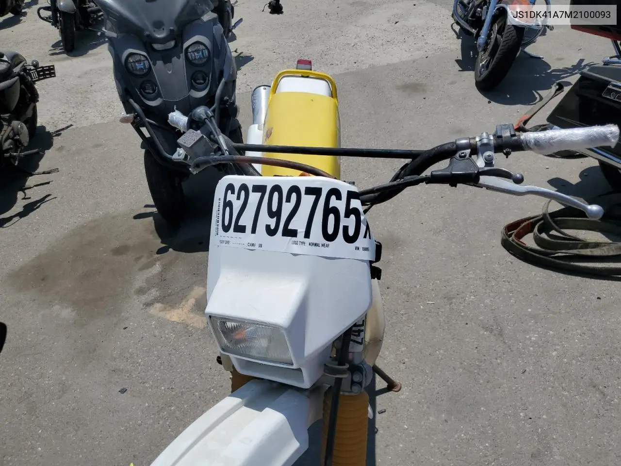 1991 Suzuki Dr350 VIN: JS1DK41A7M2100093 Lot: 62792765