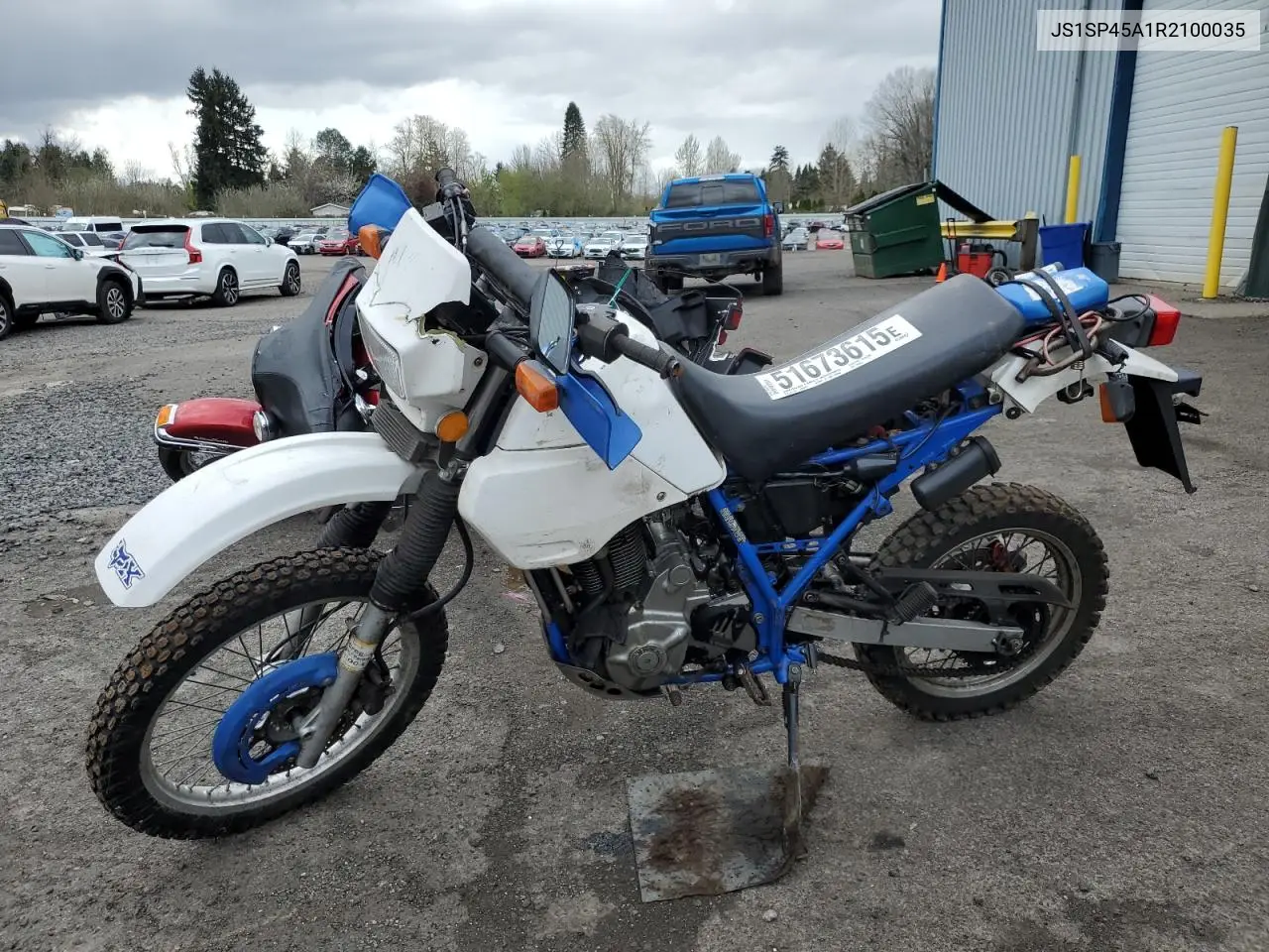 1994 Suzuki Dr650 Se VIN: JS1SP45A1R2100035 Lot: 51673615