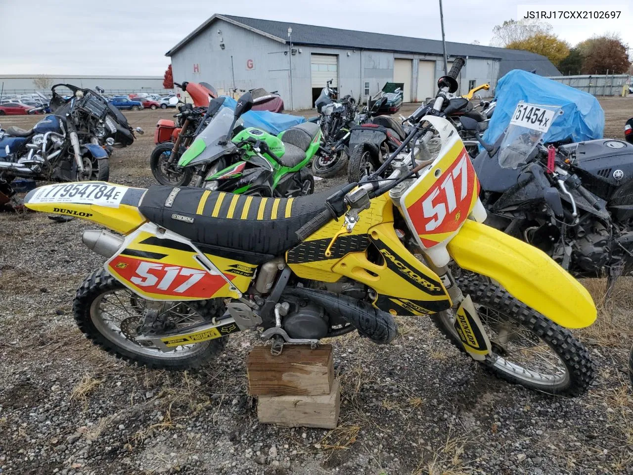 1999 Suzuki Rm250 VIN: JS1RJ17CXX2102697 Lot: 77954784