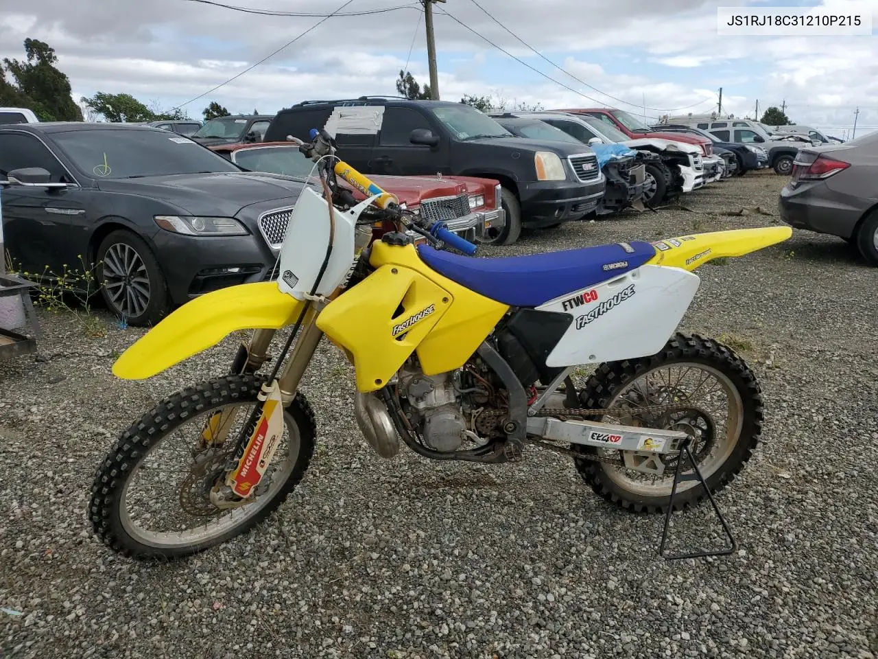 2001 Suzuki Rm250 VIN: JS1RJ18C31210P215 Lot: 56173195