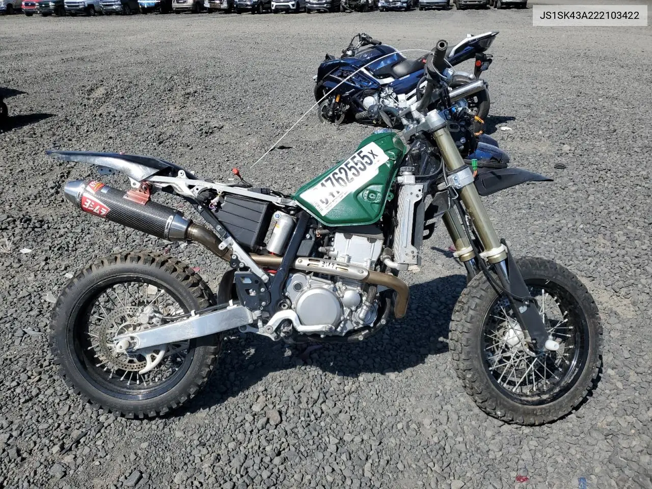2002 Suzuki Dr-Z400 S VIN: JS1SK43A222103422 Lot: 64762555