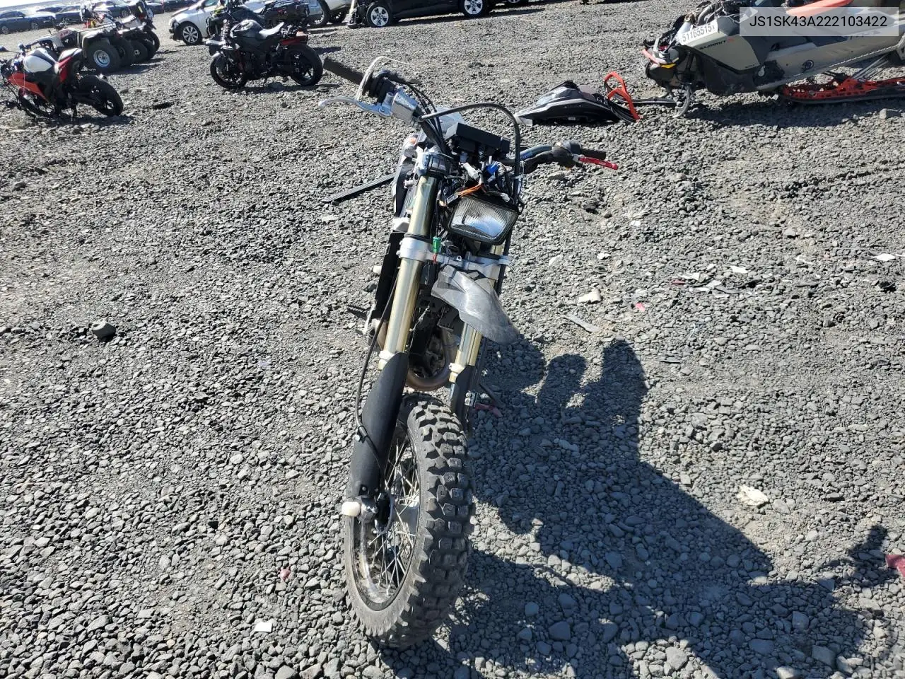 2002 Suzuki Dr-Z400 S VIN: JS1SK43A222103422 Lot: 64762555