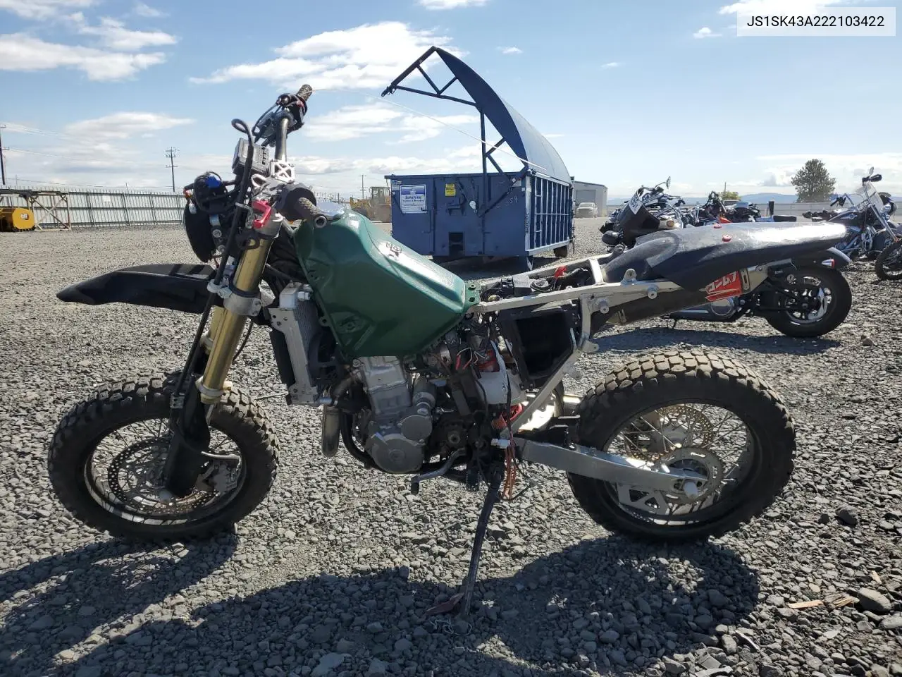 2002 Suzuki Dr-Z400 S VIN: JS1SK43A222103422 Lot: 64762555