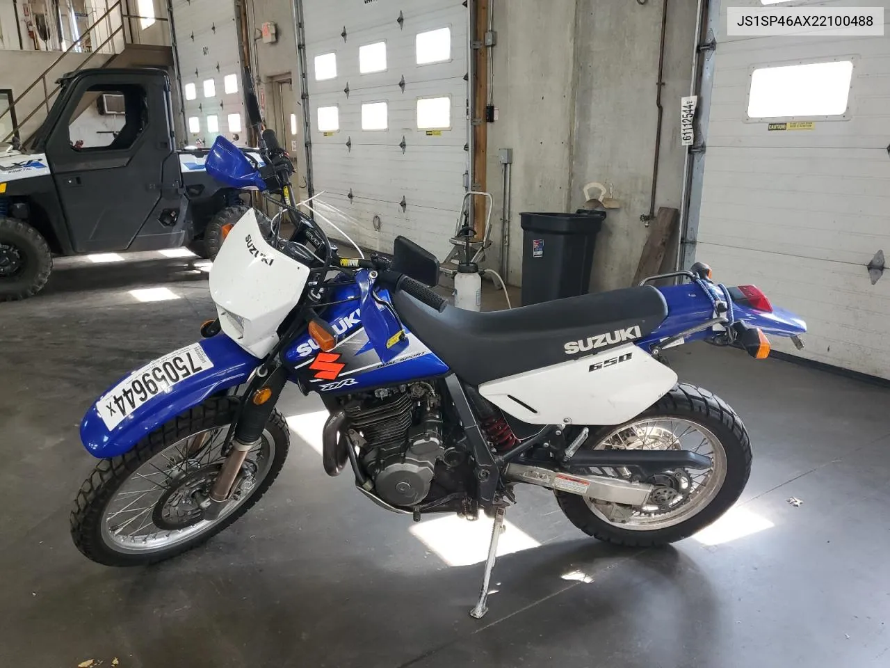 2002 Suzuki Dr650 Se VIN: JS1SP46AX22100488 Lot: 75059644