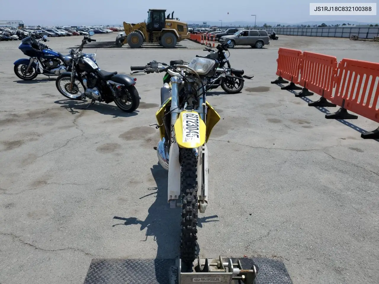 2003 Suzuki Rm250 VIN: JS1RJ18C832100388 Lot: 62723045