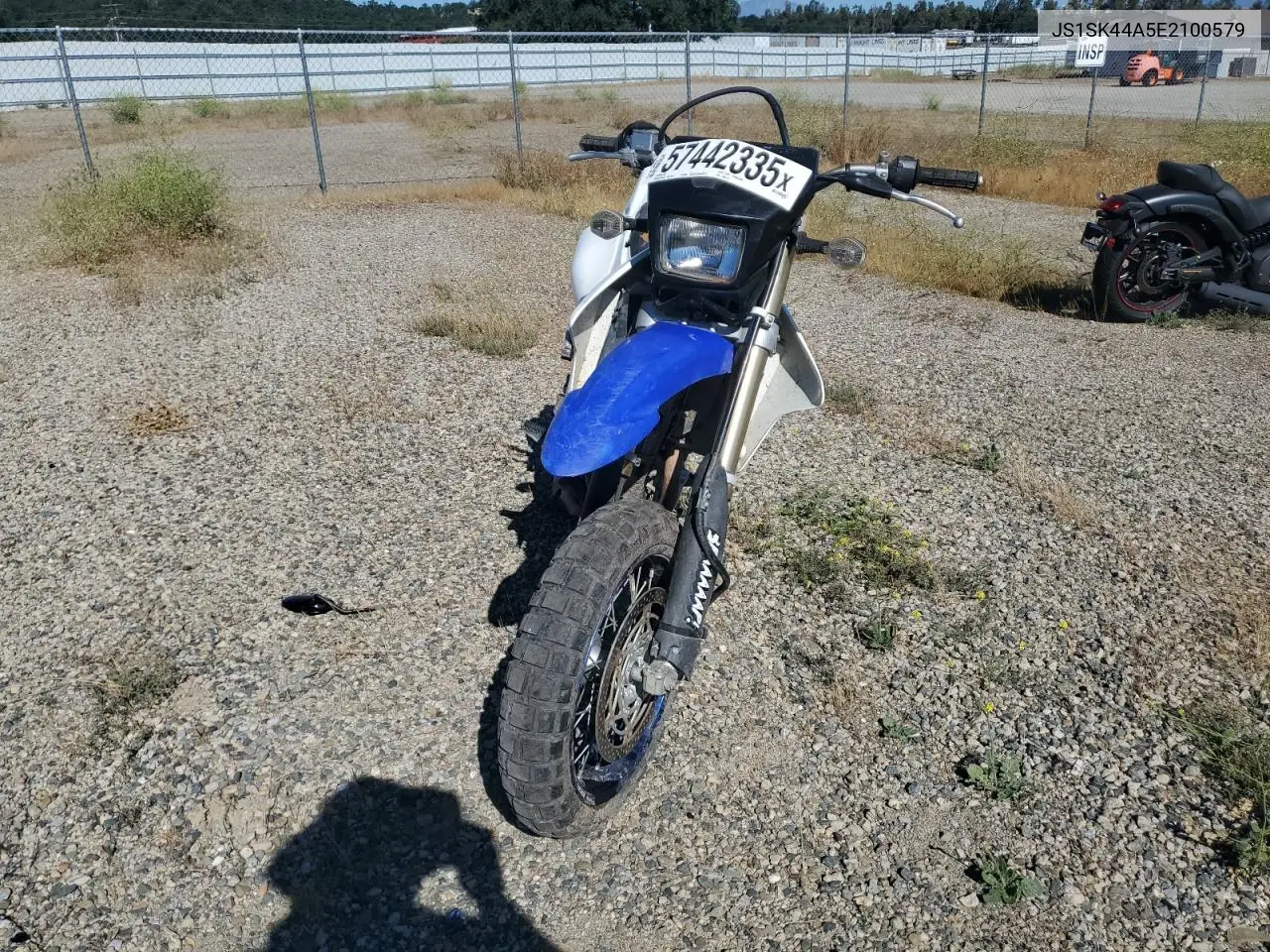 2014 Suzuki Dr-Z400 Sm VIN: JS1SK44A5E2100579 Lot: 57442335
