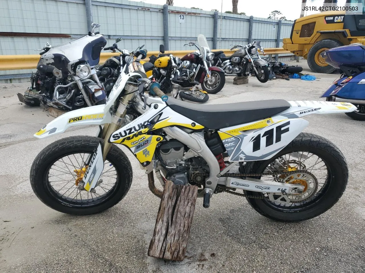 2016 Suzuki Rm-Z450 VIN: JS1RL42CTG2100503 Lot: 76500094