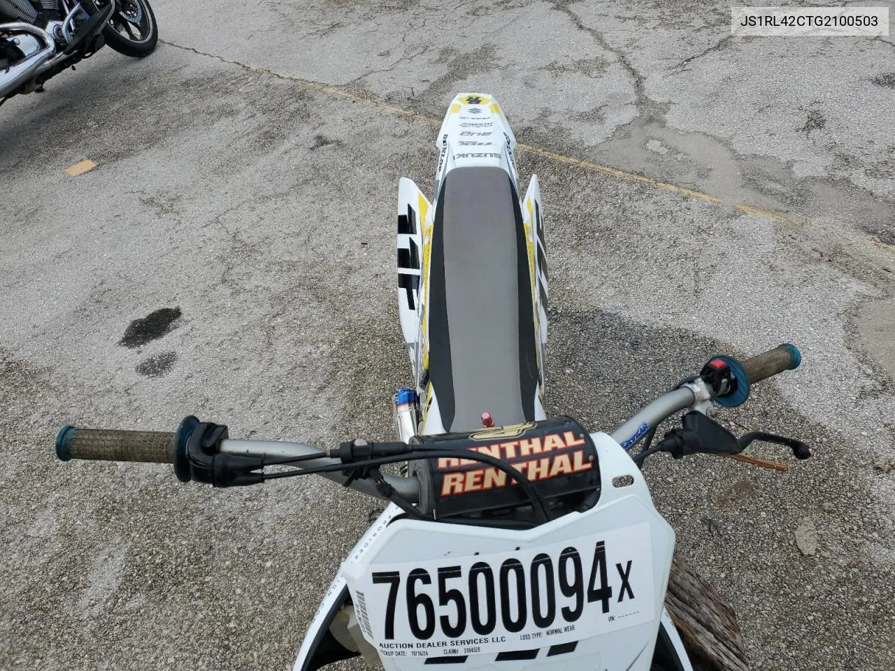 2016 Suzuki Rm-Z450 VIN: JS1RL42CTG2100503 Lot: 76500094