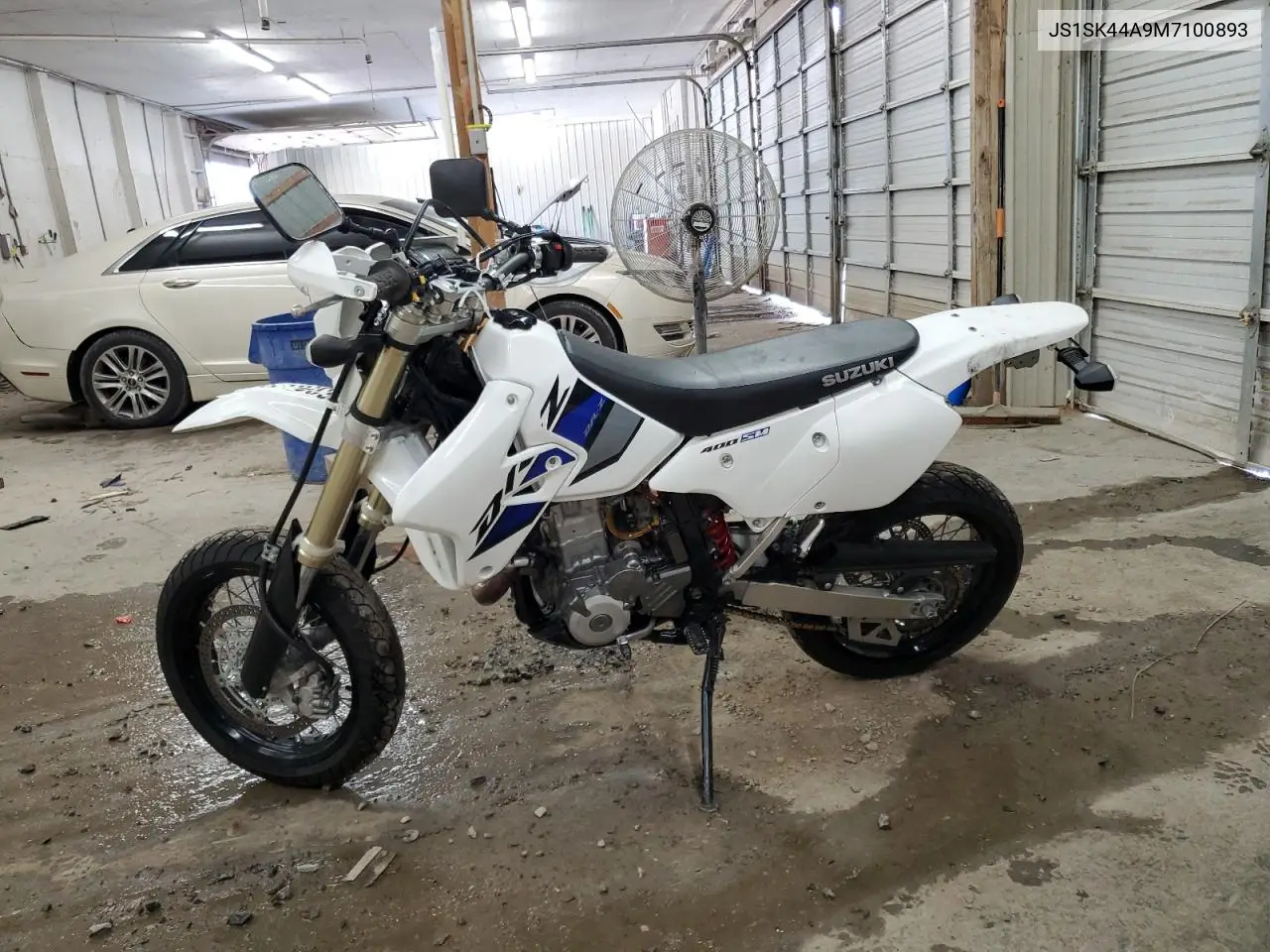 2021 Suzuki Dr-Z400 Sm VIN: JS1SK44A9M7100893 Lot: 63802345