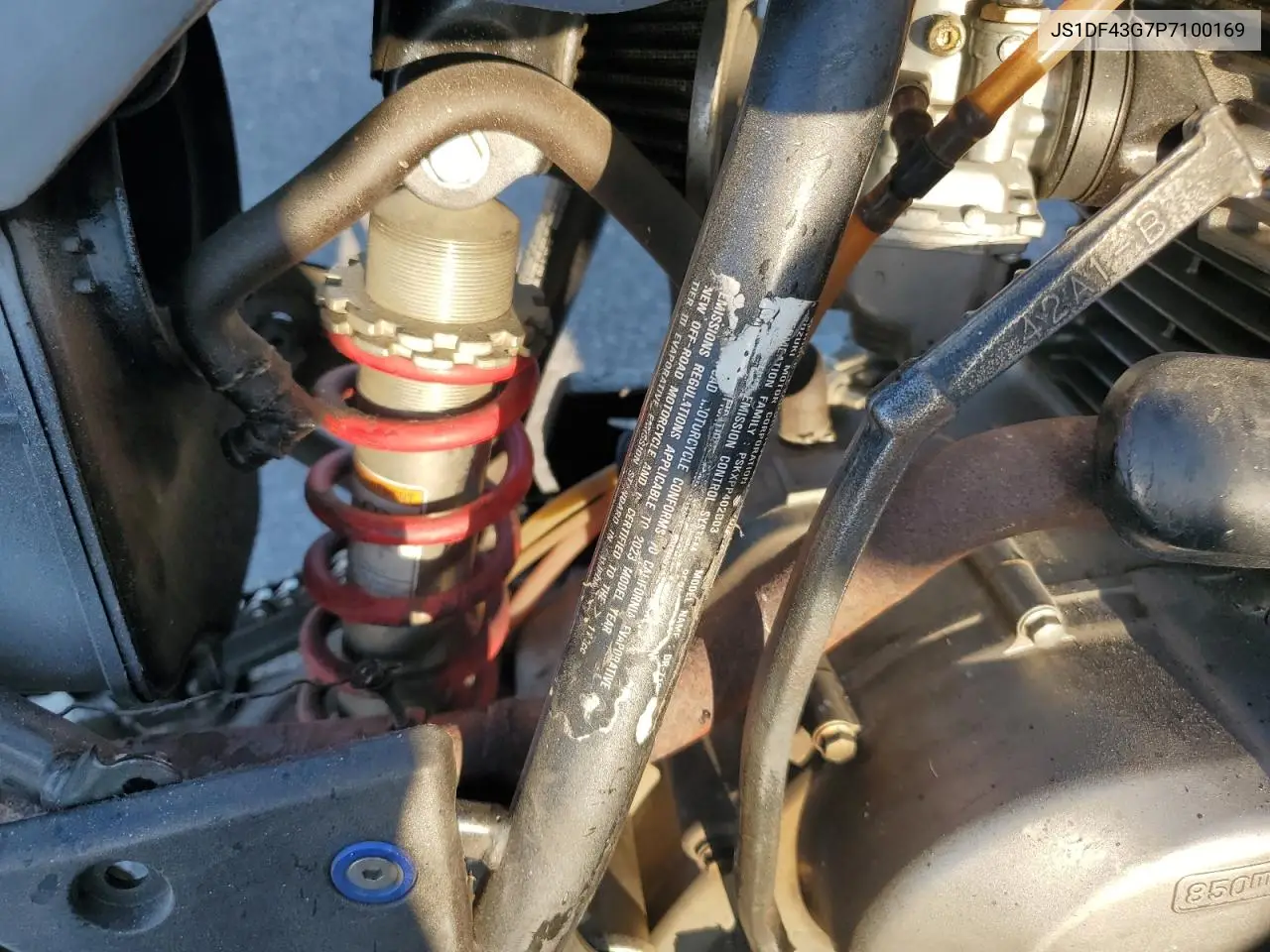 2023 Suzuki Dr-Z125 L VIN: JS1DF43G7P7100169 Lot: 64563125