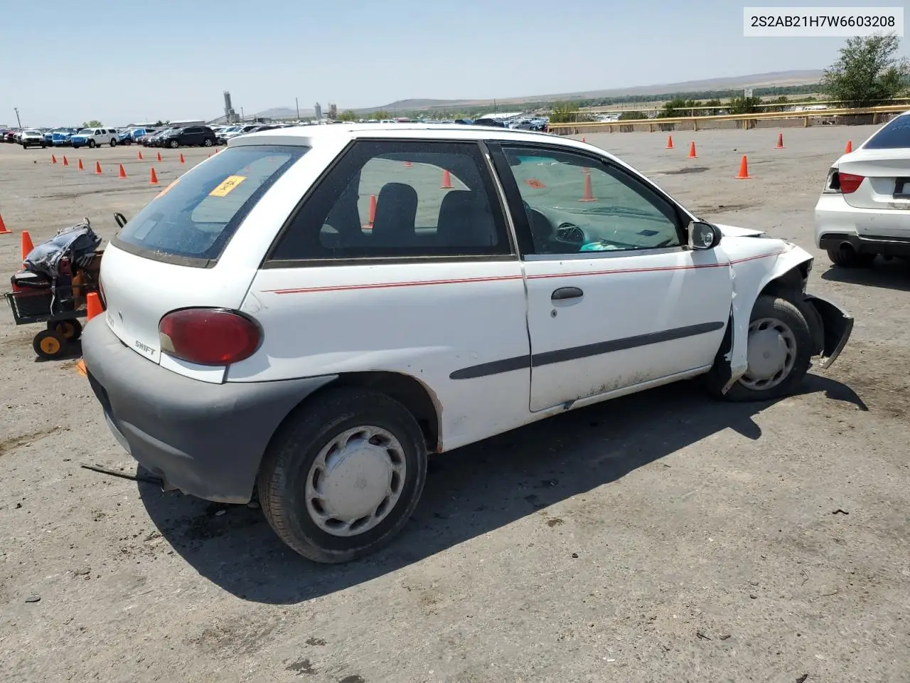 1998 Suzuki Swift Ga VIN: 2S2AB21H7W6603208 Lot: 57984525