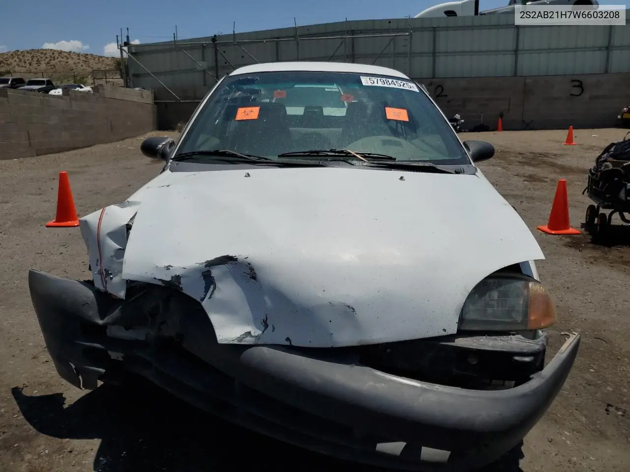 1998 Suzuki Swift Ga VIN: 2S2AB21H7W6603208 Lot: 57984525