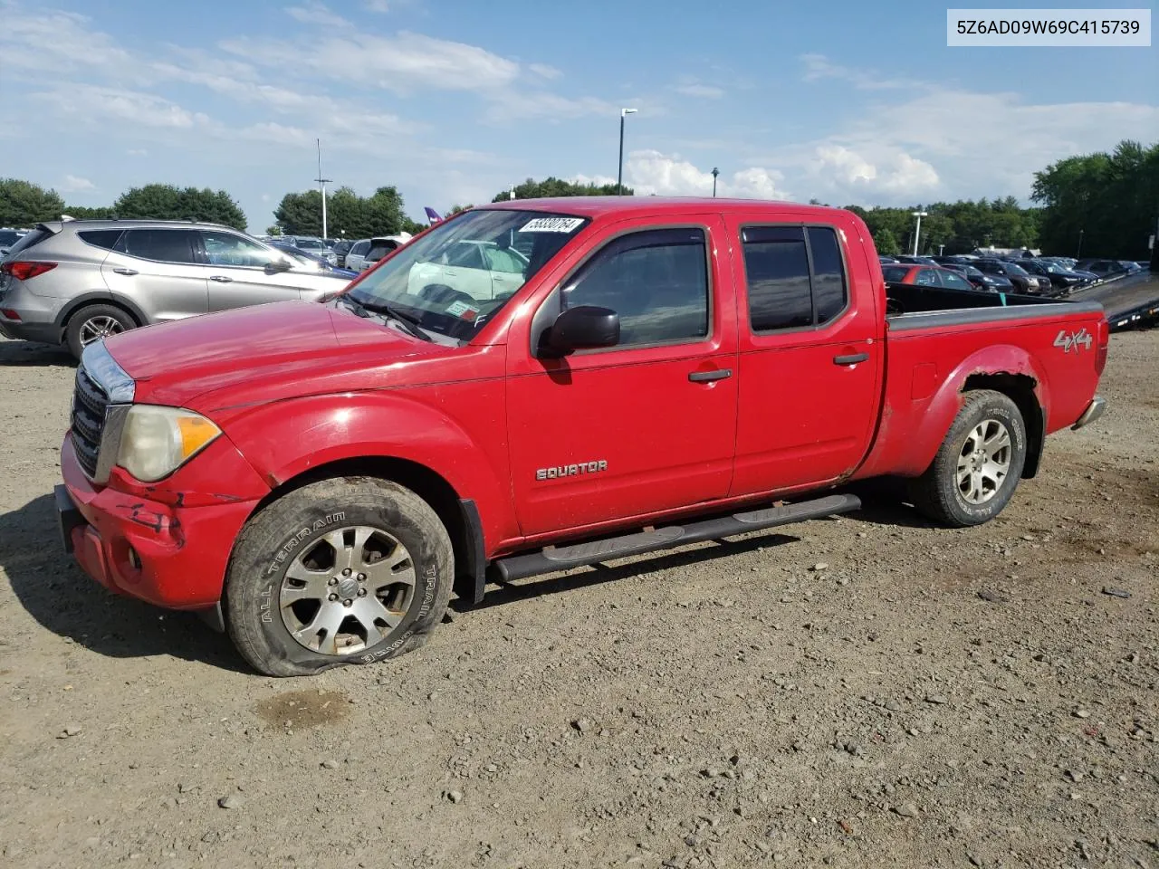 2009 Suzuki Equator Sport VIN: 5Z6AD09W69C415739 Lot: 58330764