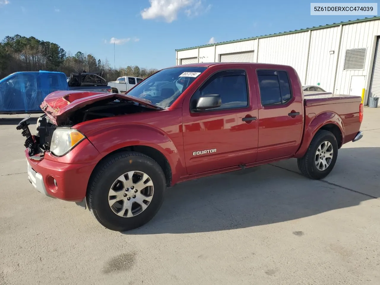 2012 Suzuki Equator Sport VIN: 5Z61D0ERXCC474039 Lot: 86570194