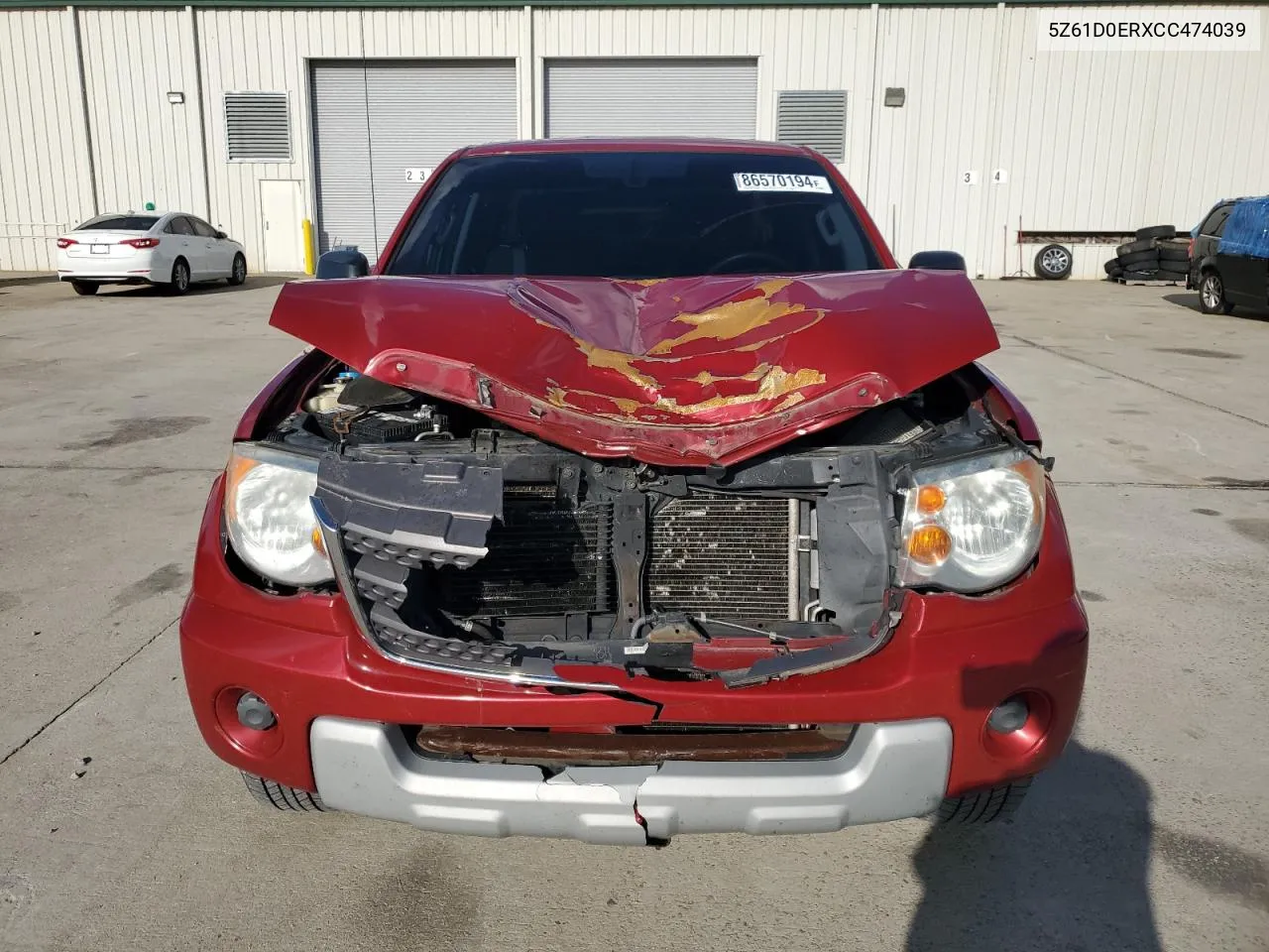2012 Suzuki Equator Sport VIN: 5Z61D0ERXCC474039 Lot: 86570194