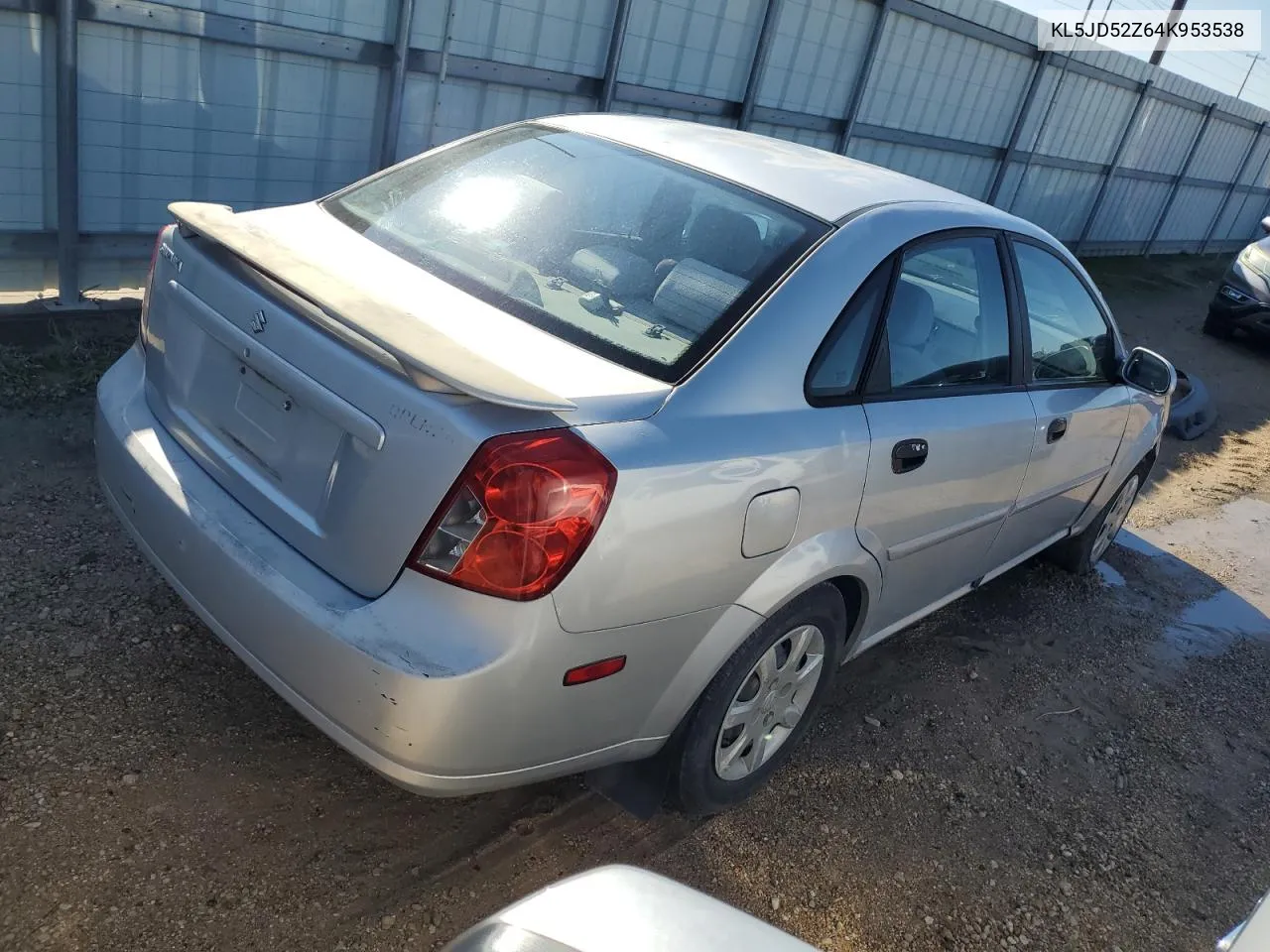2004 Suzuki Forenza S VIN: KL5JD52Z64K953538 Lot: 83091404