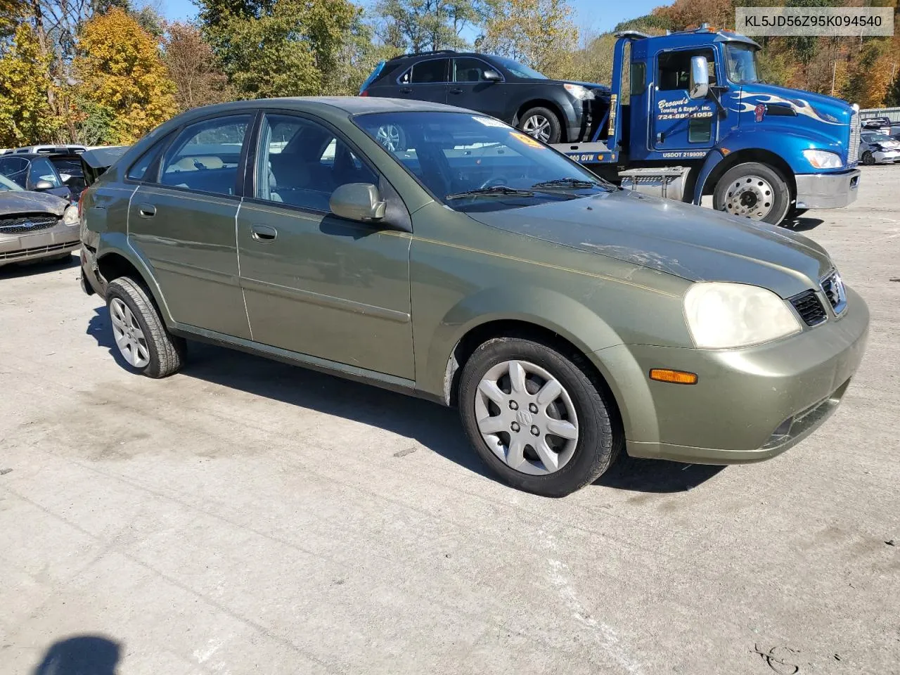 2005 Suzuki Forenza S VIN: KL5JD56Z95K094540 Lot: 43982875