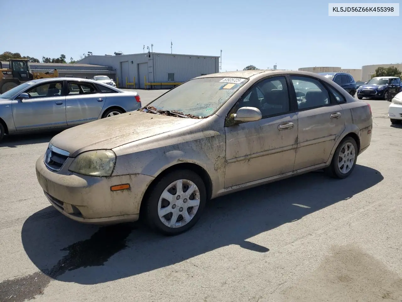 2006 Suzuki Forenza VIN: KL5JD56Z66K455398 Lot: 53925725