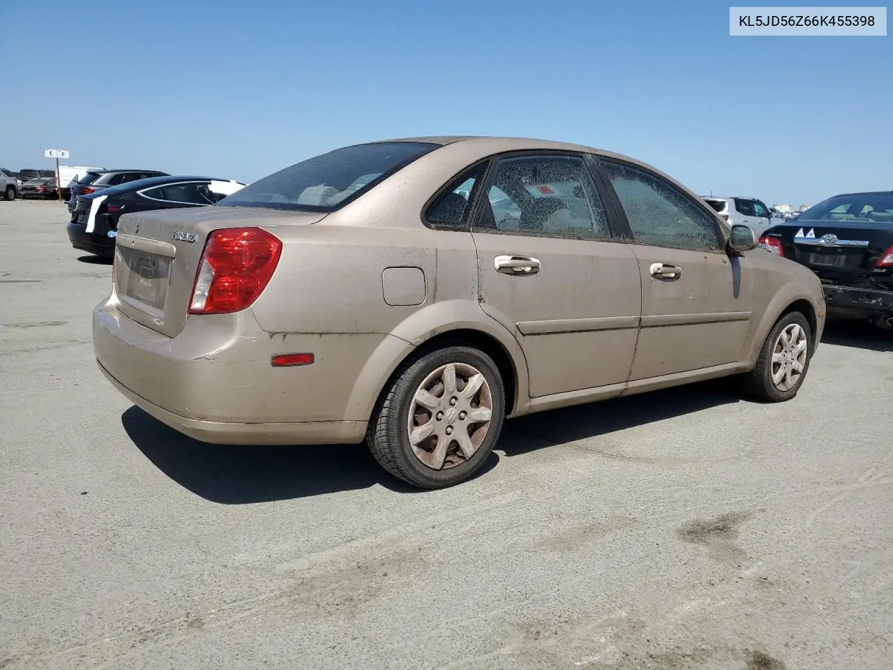 2006 Suzuki Forenza VIN: KL5JD56Z66K455398 Lot: 53925725