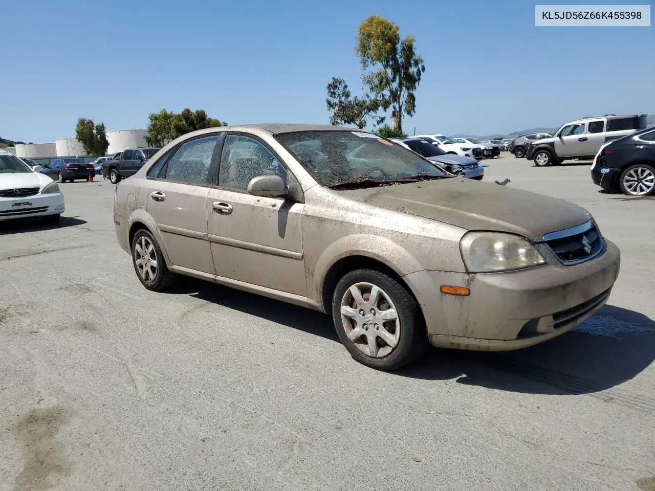 2006 Suzuki Forenza VIN: KL5JD56Z66K455398 Lot: 53925725