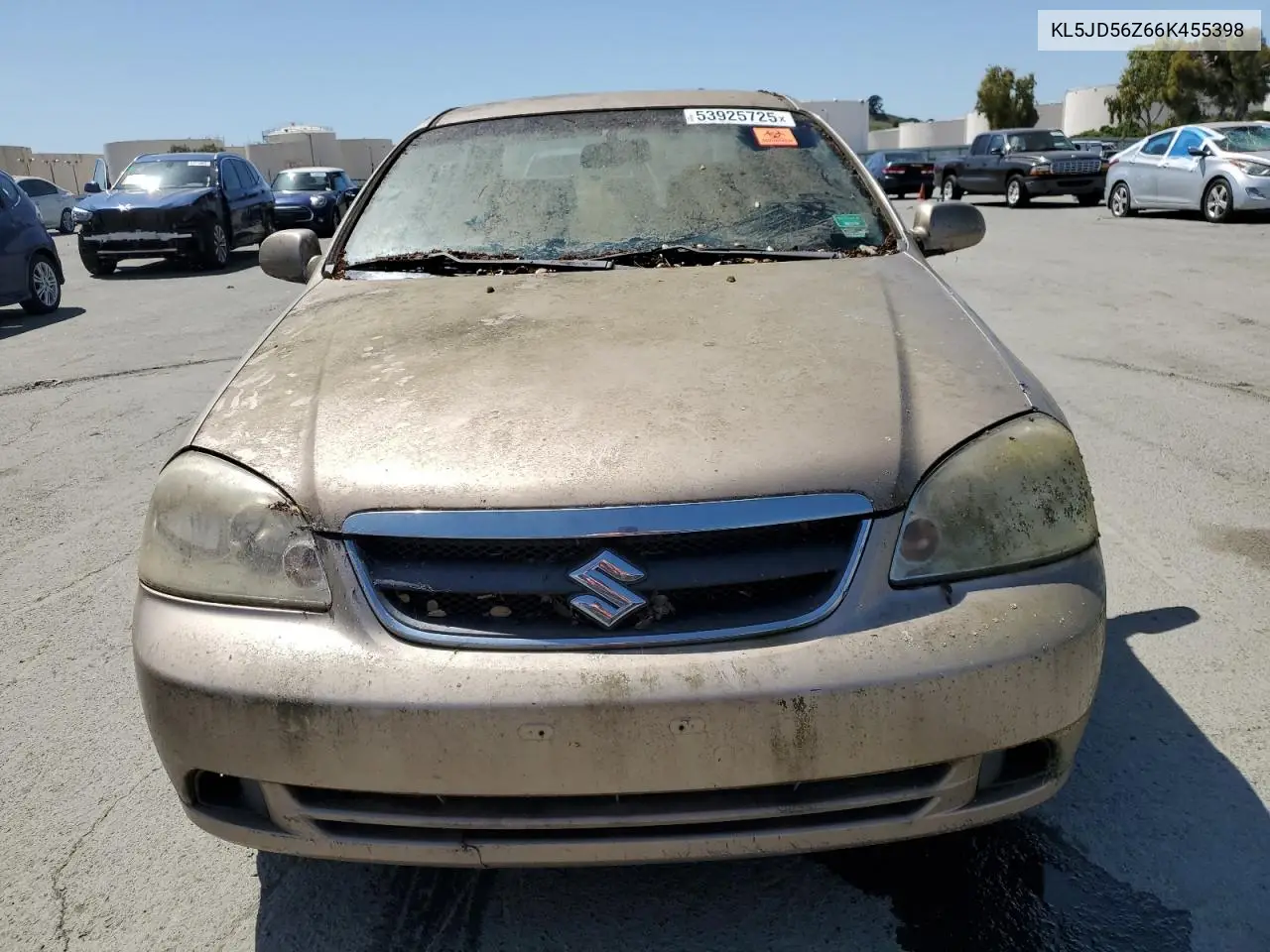 2006 Suzuki Forenza VIN: KL5JD56Z66K455398 Lot: 53925725