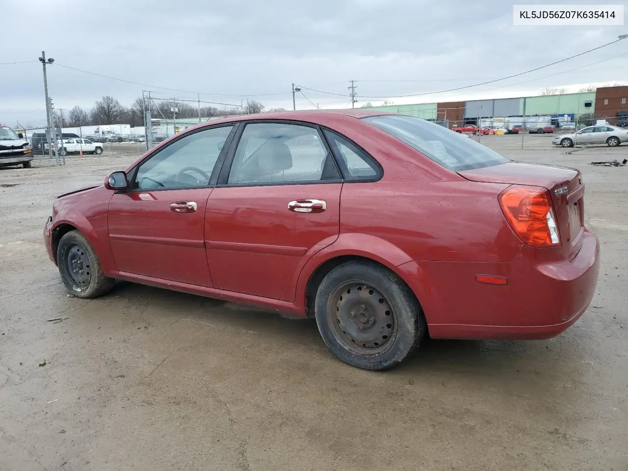2007 Suzuki Forenza Base VIN: KL5JD56Z07K635414 Lot: 46395215