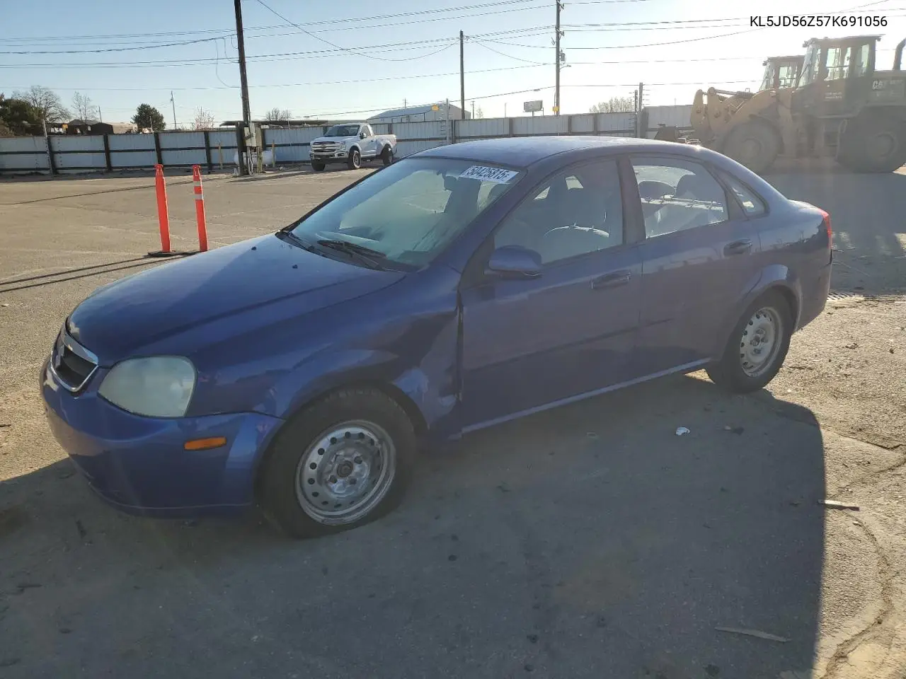 2007 Suzuki Forenza Base VIN: KL5JD56Z57K691056 Lot: 50425815