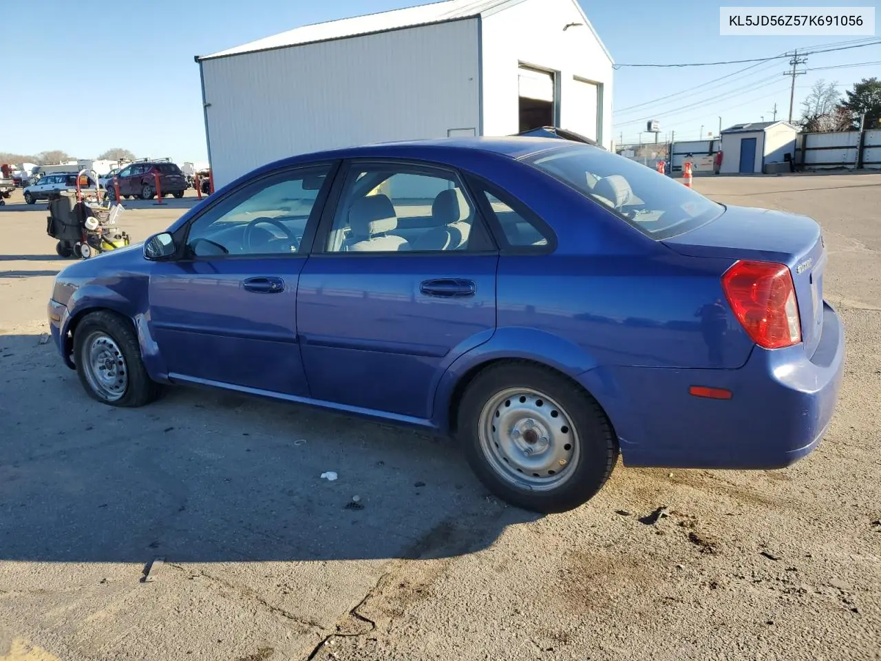 2007 Suzuki Forenza Base VIN: KL5JD56Z57K691056 Lot: 50425815
