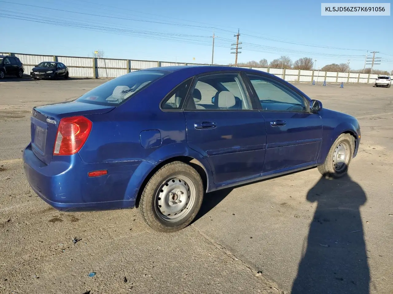 2007 Suzuki Forenza Base VIN: KL5JD56Z57K691056 Lot: 50425815