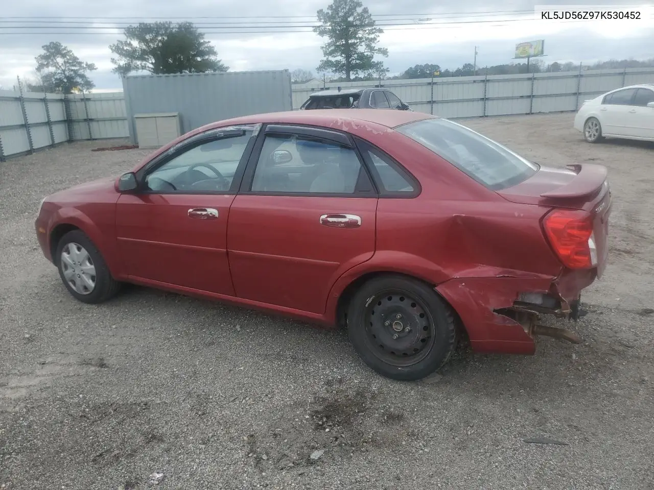 2007 Suzuki Forenza Base VIN: KL5JD56Z97K530452 Lot: 52573695