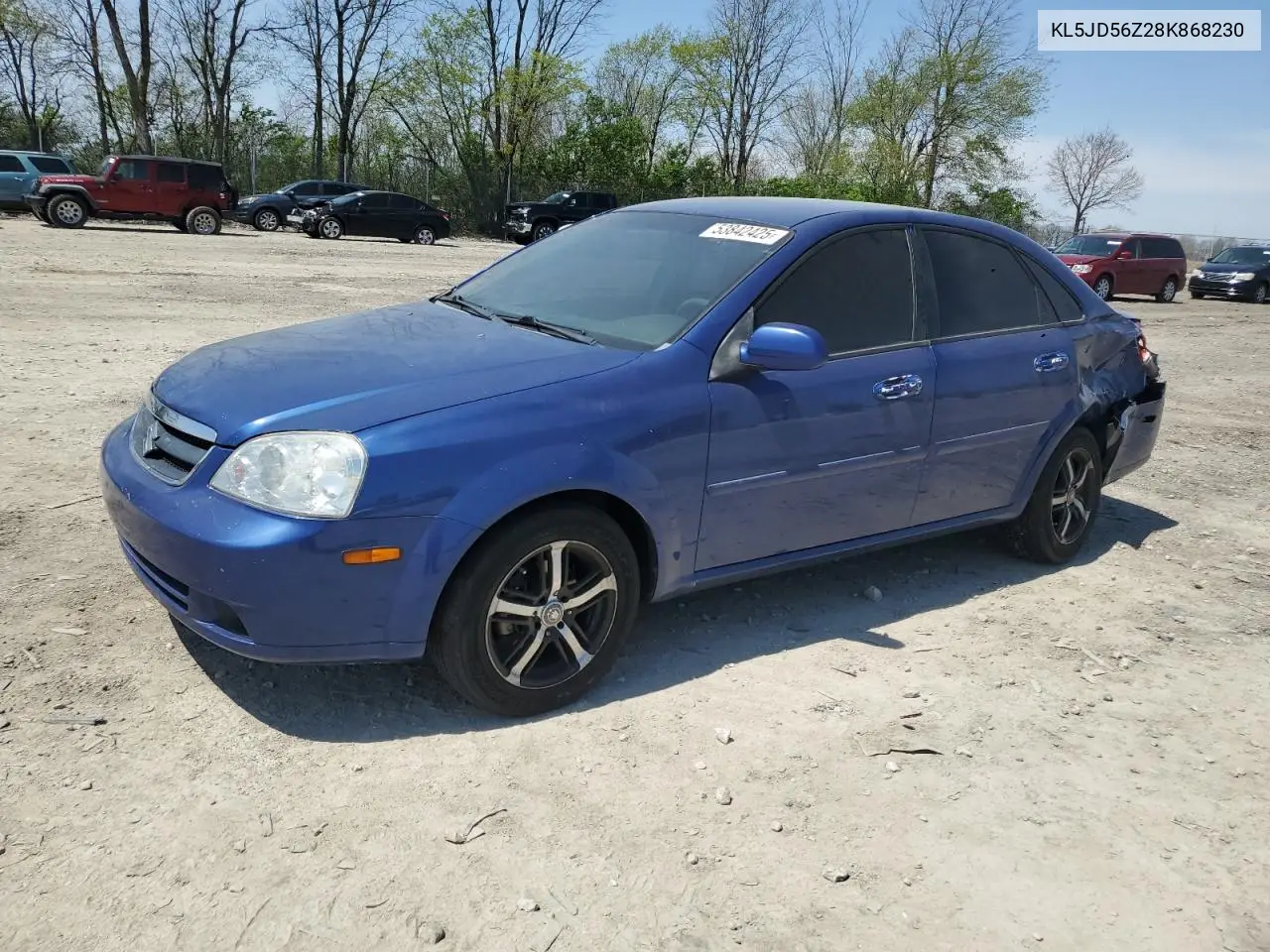 2008 Suzuki Forenza Base VIN: KL5JD56Z28K868230 Lot: 53842425
