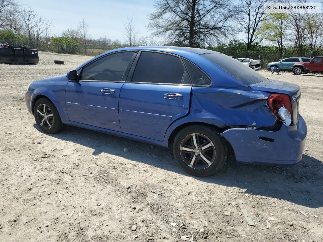 2008 Suzuki Forenza Base VIN: KL5JD56Z28K868230 Lot: 53842425