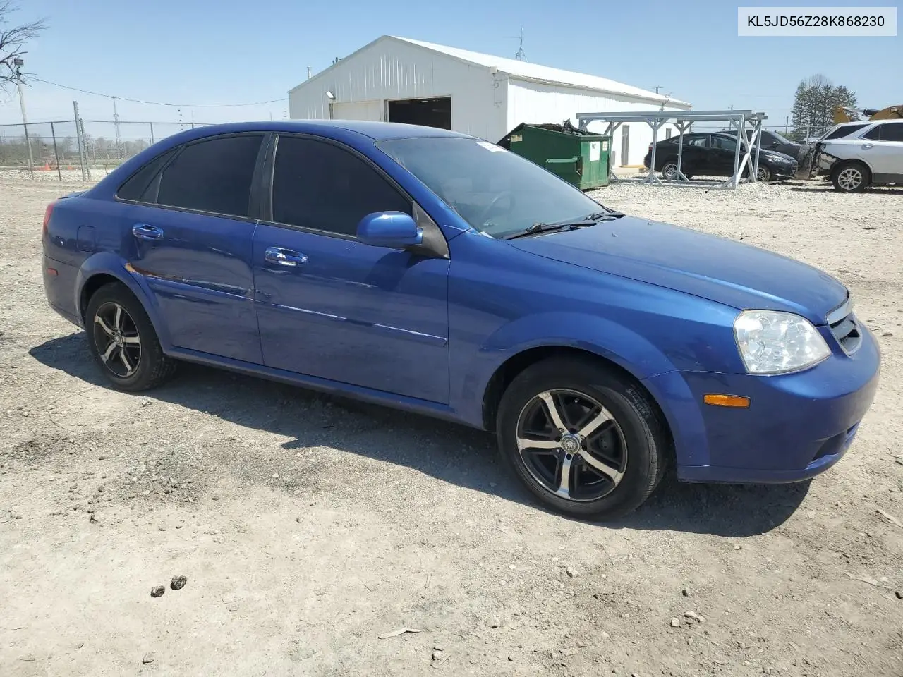 2008 Suzuki Forenza Base VIN: KL5JD56Z28K868230 Lot: 53842425
